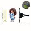 2D Flat Cute Child Car Vent Clip Decorative Diffuser (fragrance Not Included), Car Interior Decoration, Aromatherapy Clip, Ideal for Holiday Gifts