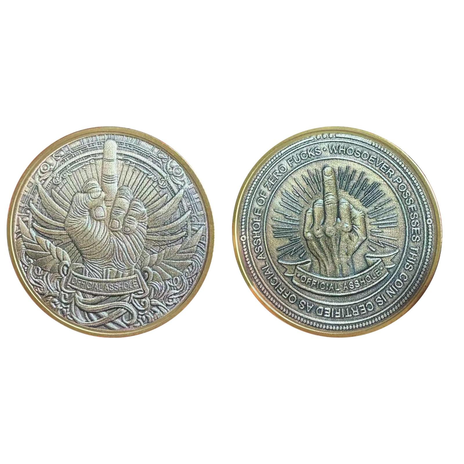 

Забавная серия монет на американскую тематику. Сатирическая памятная металлическая монета-значок. One Size