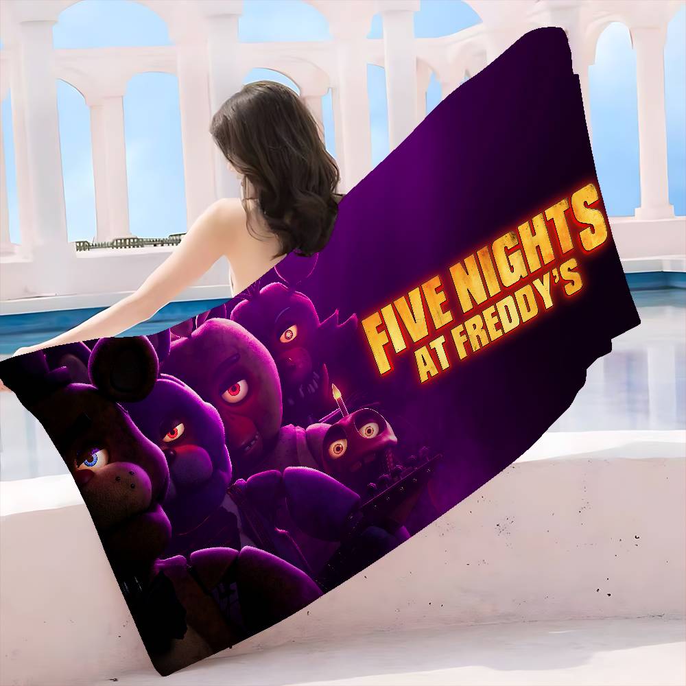 

Fnaf Five-nights-At-Freddys Big Microfiber Beach Towels Quick Dry Towel Sand Beach Towels Pool Towel For Travel Swim Pool Yoga W30*H60(CM)