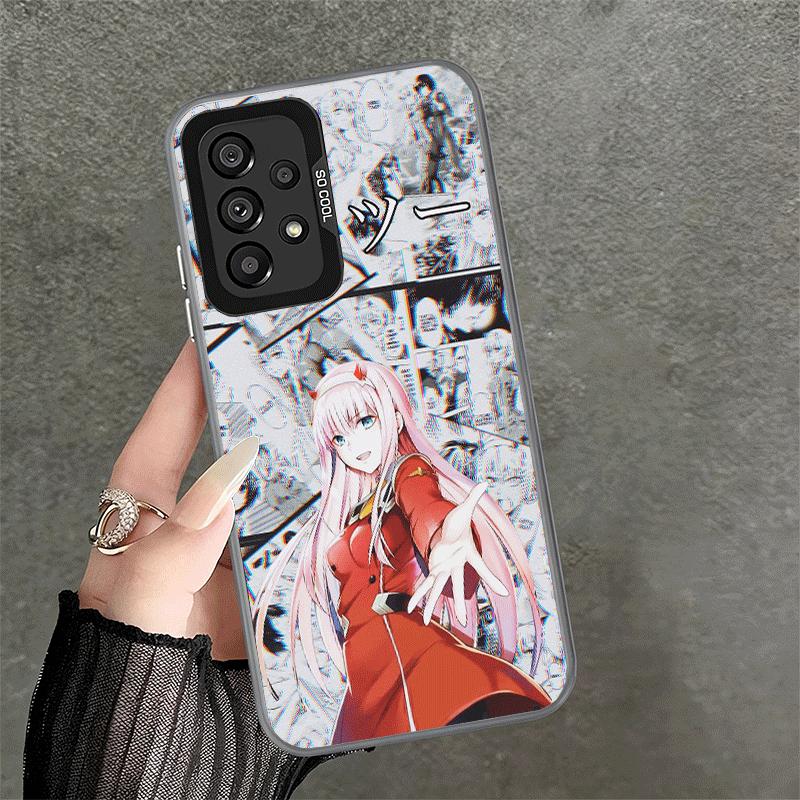 Darling Zero Two 02 Anime Soft Phone Case for Samsung A17 A16 A15 A14 A13 A57 A56 A55 A54 A53 A37 A36 A35 A34 A33 A26 A25 A24 A2
