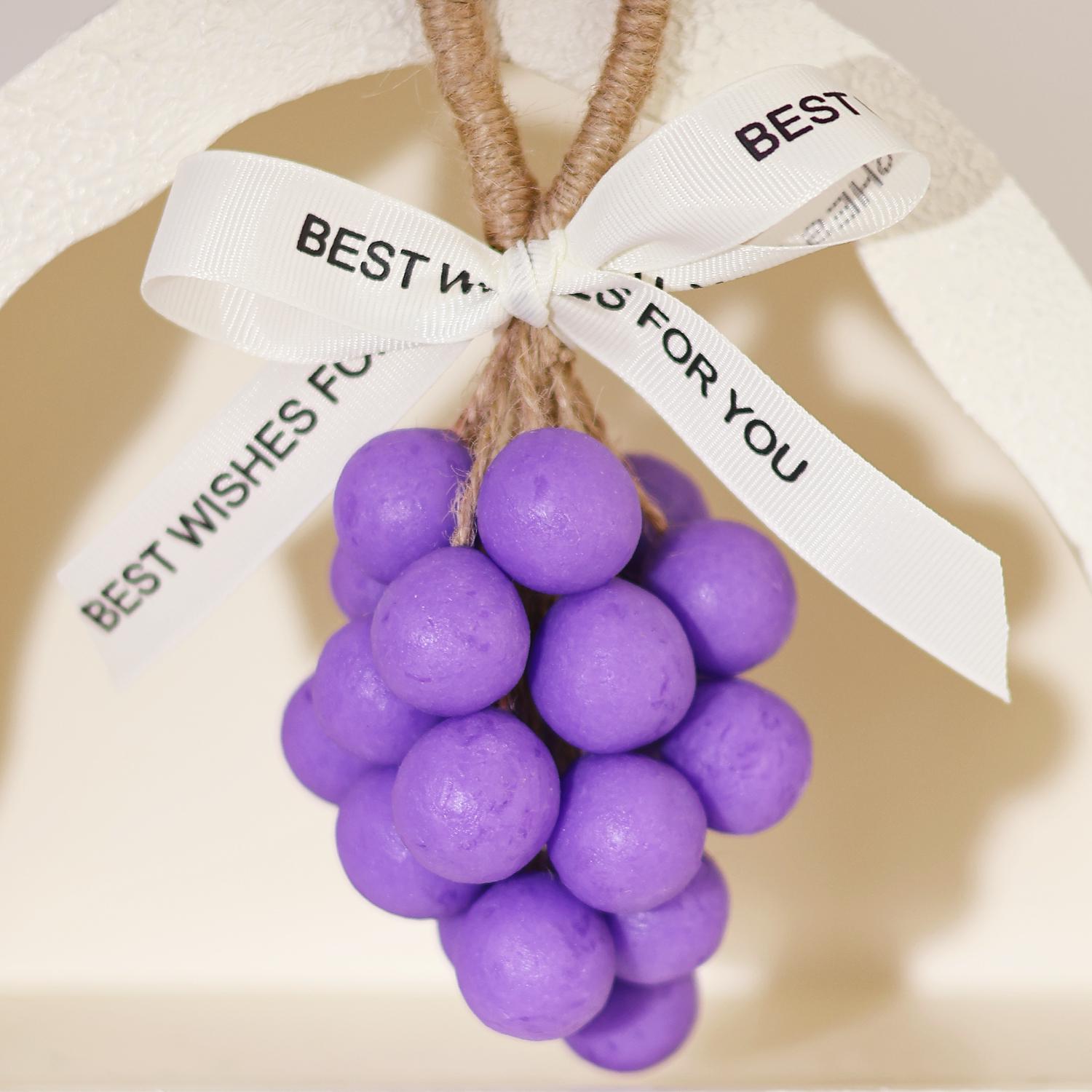 Grape Bunch DIY Scented Soap Ornament Kit: Handmade Gift for Mother s Day, Salons, Birthdays & Community Activities.
