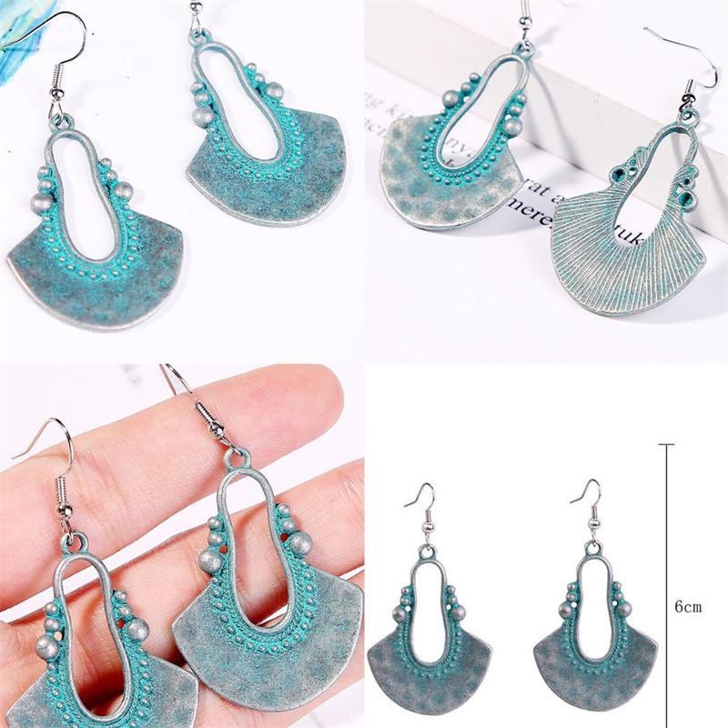 BLINGBAY 2023 Women's Earrings Retro Accessories Fashion Jewelry Accessories Ethnic Turquoise Earrings Bohemian Jewelry Gifts