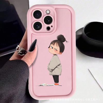 Cute Girl Is Suitable for iPhone 11/12/13/14 Plus iPhone 15/16/17 PRO MAX Phone Cases