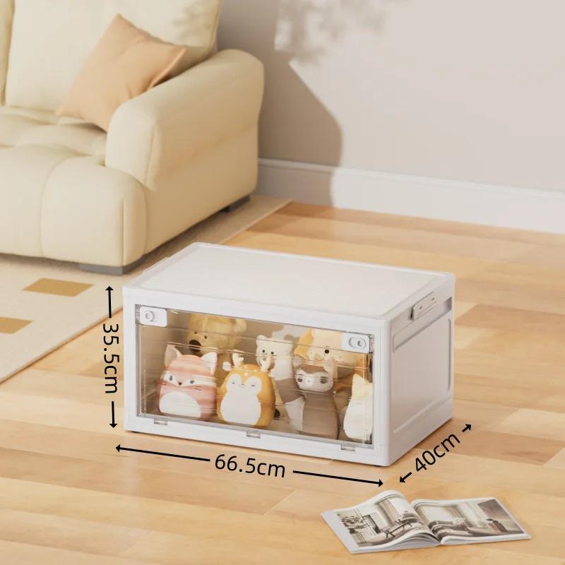 Storage Box Household Clothes Children's Toys Organizing Box Large Capacity Storage Box Folding Storage Box Plastic Locker