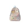 Plaid Cute Japanese Backpack for Girls - Versatile Travel & College Bag