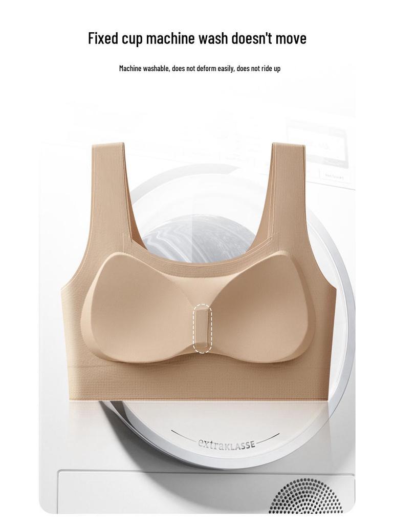 Tila Seamless Shaping Bra: Wire-Free, Wide Straps, Anti-Sagging, Small Chest Support for Women.