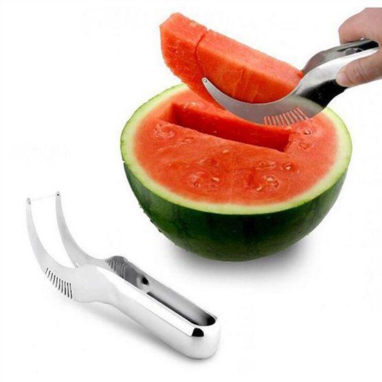Watermelon Slicer Cutter Knife Server Corer Scoop Stainless Steel Tool Carve