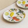 Pastoral Fruit Pattern Ceramic Plate Household High-Value Tableware Plate Salad Plate Round Plate Vegetable Plate