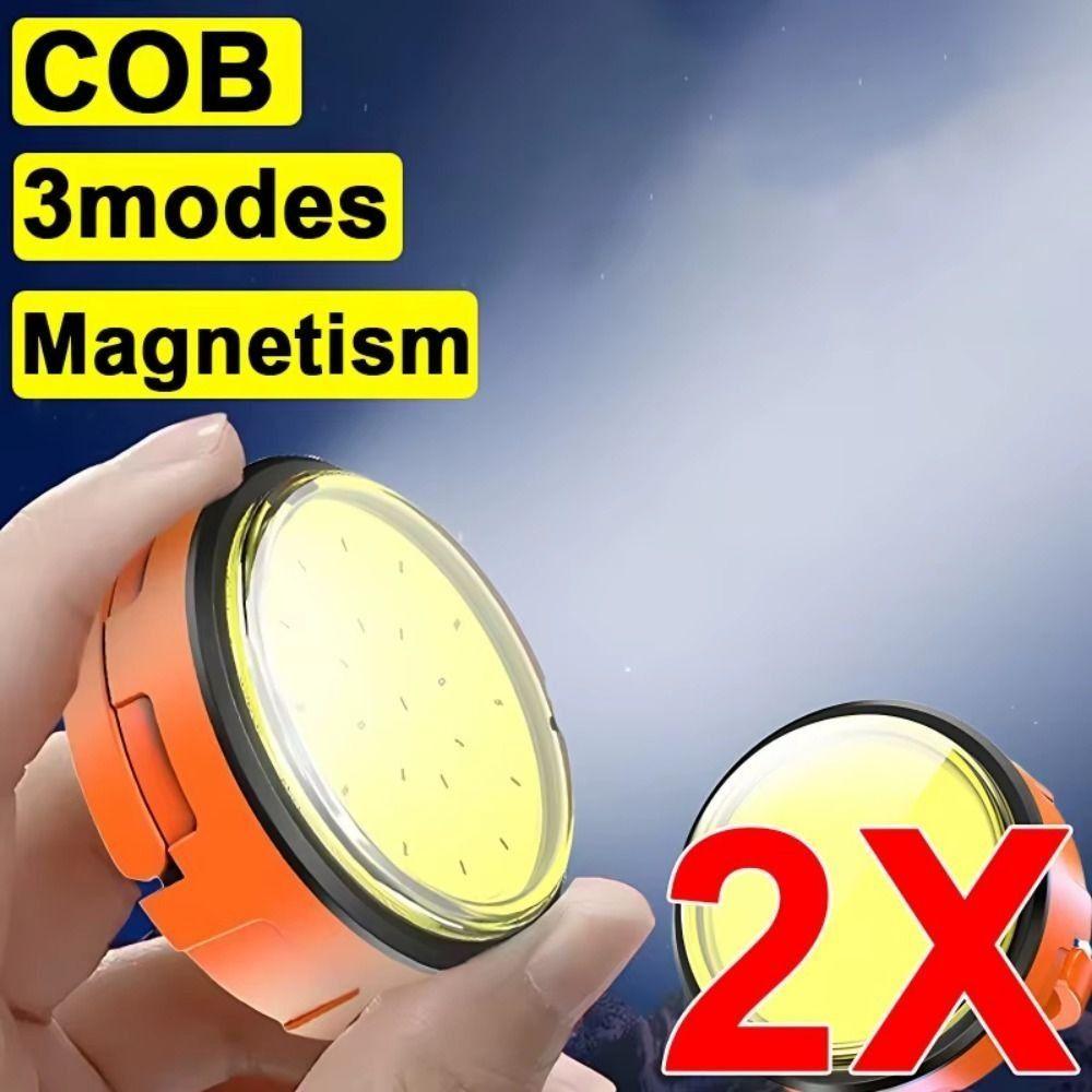 with Magnet Base LED Camping Light Rechargeable Outdoor Tent Lantern  Household