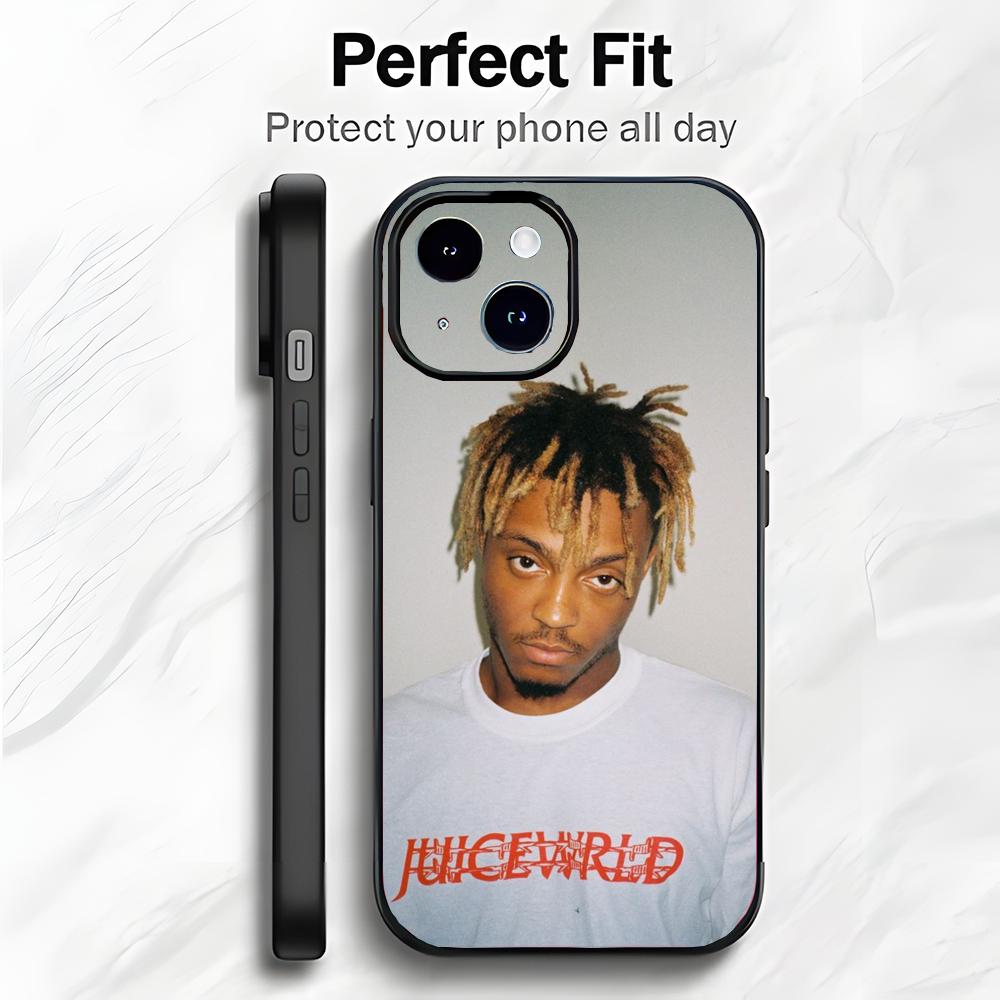 Emotional Rap Star J-Juice WRLD Phone Case Phone Case Soft Packaging Lightweight For iPhone17 16 15 14 13ProMax