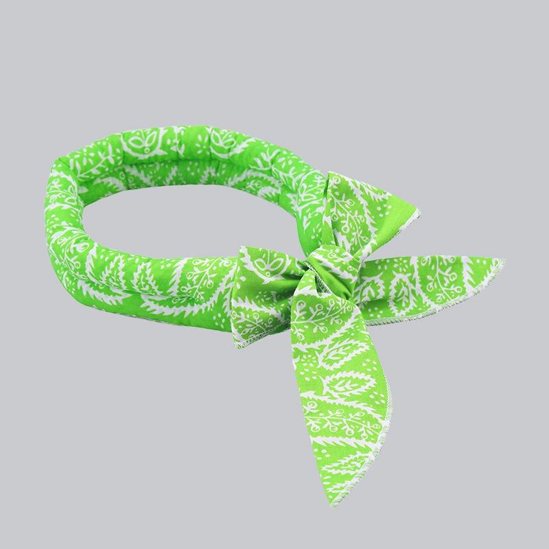 Outdoor Summer Ice Cooling Scarf Neck Wrap Headband Cooling Bandana Scarf Sports Headband Towel Wristband Sun Protection Scarf