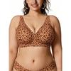 Women Seamless Wireless Comfortable Full Coverage Push Up Gathering Bra