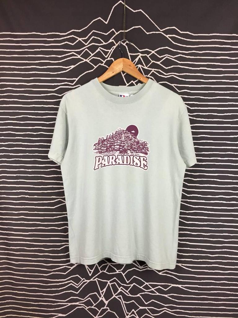 Vtg 2001 DENIME Japanese Brand Paradise Tee Size M