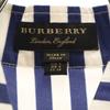 BURBERRY Made in Italy Silk Blend Striped Pattern Long sleeve shirt Women Used