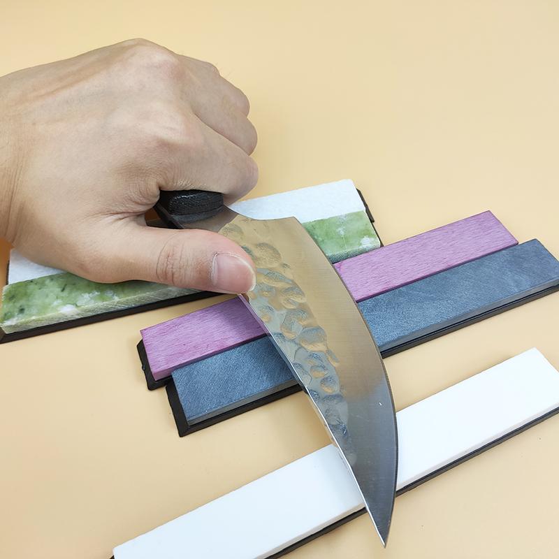 Natural Polishing Sharpening Stones Bar 3000 10000 Finishing Corundum Ceramic Marble Grinder Professional Fixed Knife Sharpener