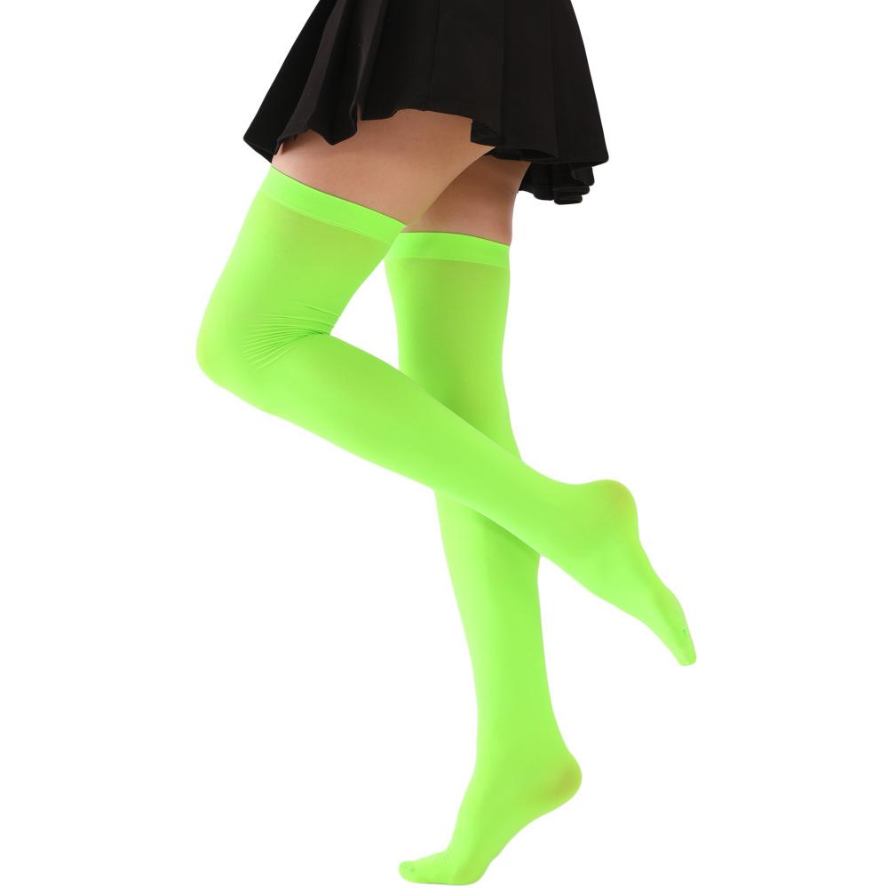 Black Thigh High Socks Extra Long Sexy Christmas Show Girl Cosplay Stockings Knee High Socks Women Plus Size Medias Mujer