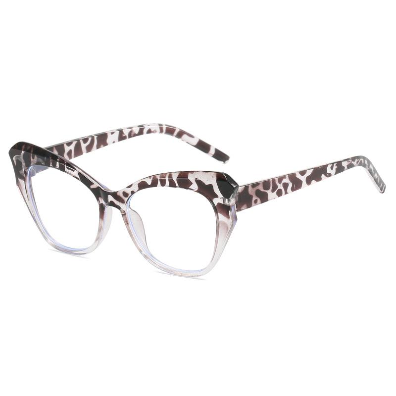 Cat Eye Shape Women's Glasses Frames Fashion Blue Light Blocking Eyeglass Frames European American Stylish Women's Glass