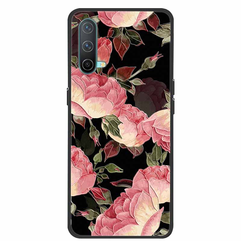 3D Phone Case For OnePlus Nord CE5 CE CE2 CE3 CE4 Relief Emboss Flower Cover for OnePlus Nord CE 2 3 4 5 Silicone Soft Protector