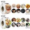 1000pcs Kawaii Cats Dogs Animals Scrapbooking Sticker Thank You Stickers Craft Supplies for Kids Woman Man Gift