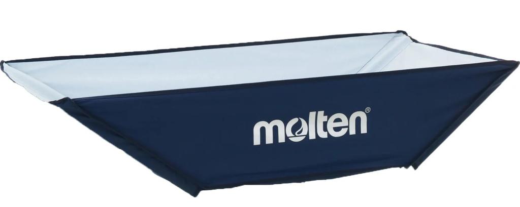 Molten Foldable Flat Ball Basket Net, Navy, BT0030-N