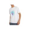 adidas Solid Color Logo Print Round Neck Short Sleeve T-Shirt Men Tops White HG4419