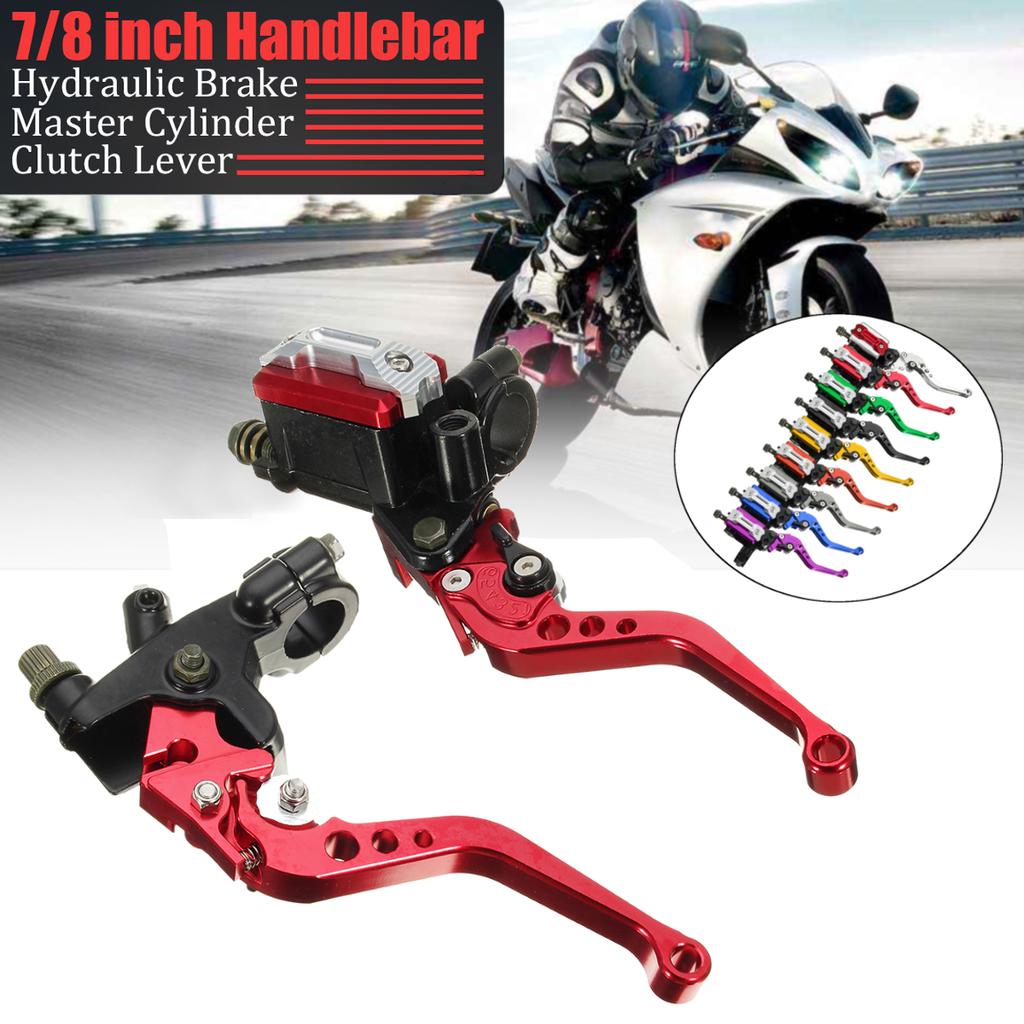 7//8/" Right Front 10mm Hydraulic Brake Master Lever Cylinder Motorcycle Dirt Bike
