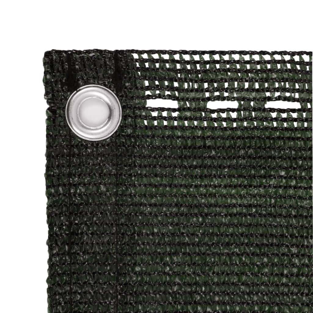 Balcony Privacy Screen Dark Green 75 X 400 Cm HDPE