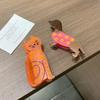 Fashion Acetic Acid Animal Acetate Hair Claw Floral Flower Dog Shark Clip Headdress Cartoon Dachshund Hairpin Female