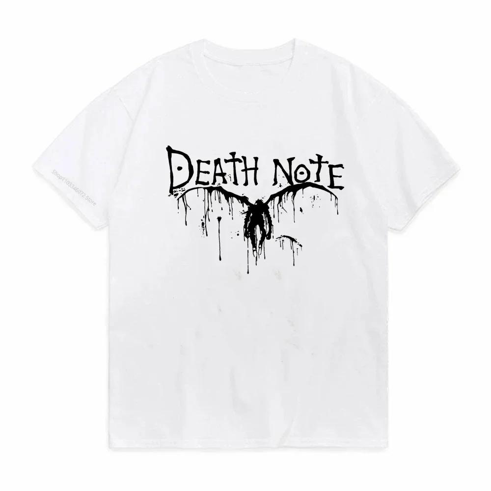 Men Kawaii Cartoon Summer Tops Misa Amane Graphic Tees Japanese Anime T-shirt Death Note T Shirt Harajuku Unisex Pop Y2k Tshirt