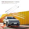For Volkswagen VW T-cross Tcross 2018-2025 Car Front Bumper Mesh Center Grille Grill Moulding Strips Cover Trim Accessories