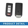 Key Fob Shell Case OUC644M-KEY-N Car Accessory for Mitsubishi Outlander 2010-2018