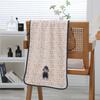 Autumn Winter Thickened Coral Fleece Quick-Dry Towels with Animal Embroidery Polka Dot Soft Bath Towels Set, Thanksgiving Gift Towels, Wash Cloths