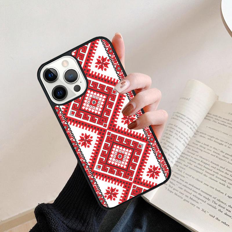 Great Ukraine Ornament Pattern Phone Case for iPhone 16 15 SE2020 7 8 Plus Max for Apple 13 14 11 12 Mini Pro Max Cover Funda