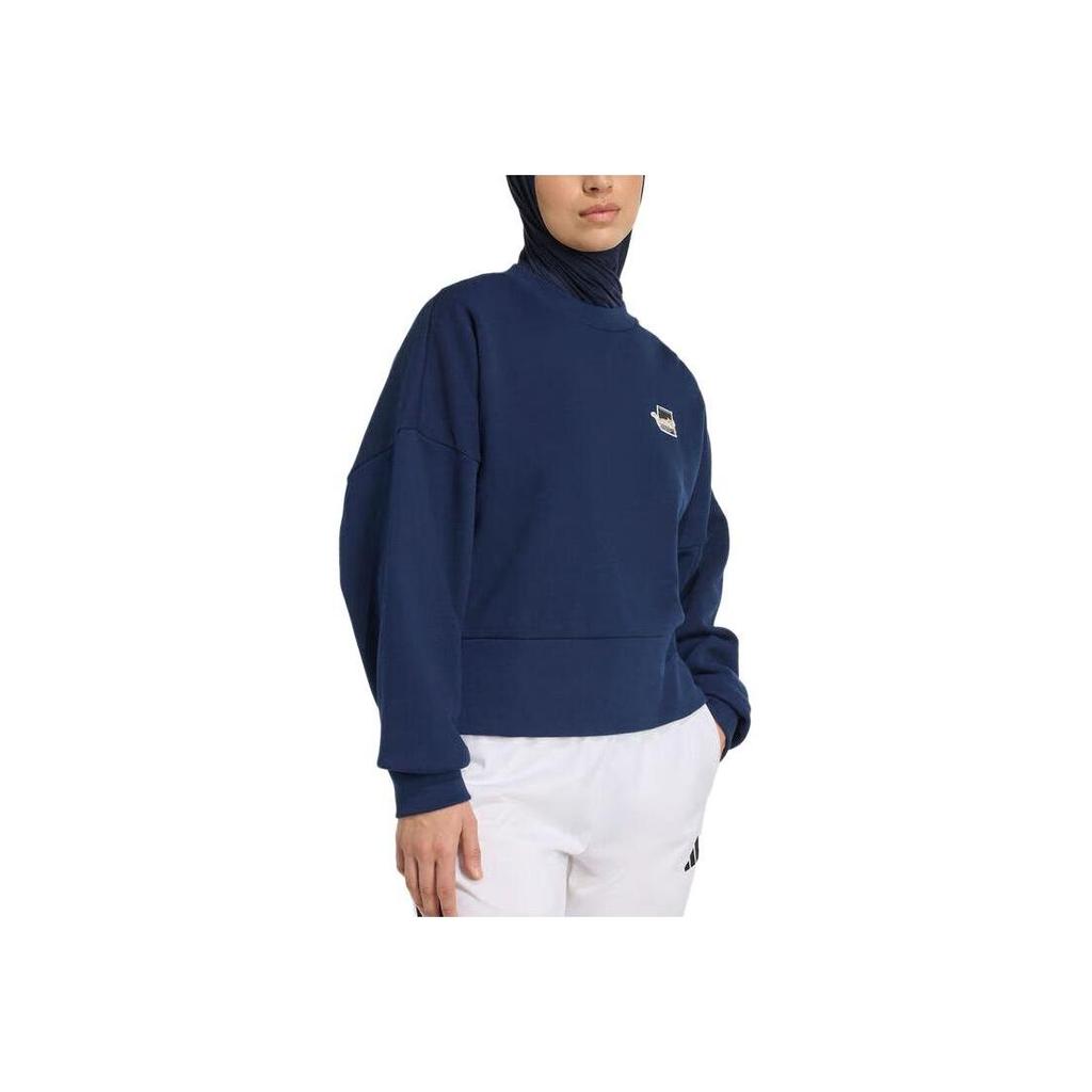 adidas W Cat Sweat Pullover Round Neck Comfortable Sweatshirt Women Sweatshirt JV8406