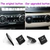 Bilinstrumentpanel Luftkonditionering AC Volym Värmare Temperatur Klimatkontroll Switch Knappar För Benz C GLK Klass C204 X204