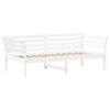 VidaXL Lit de Jour, Canapé-lit, Lit d'Invité, Meuble de Salon Chambre à Coucher Salle de Séjour, Moderne, Blanc 75x190 cm 842883