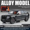 1/24 Rolls-Cullinan Alloy Car Model, with Starry Sky Roof Simulation SUV Boy Toy Car Off-road Vehicle Collection Ornament Gift