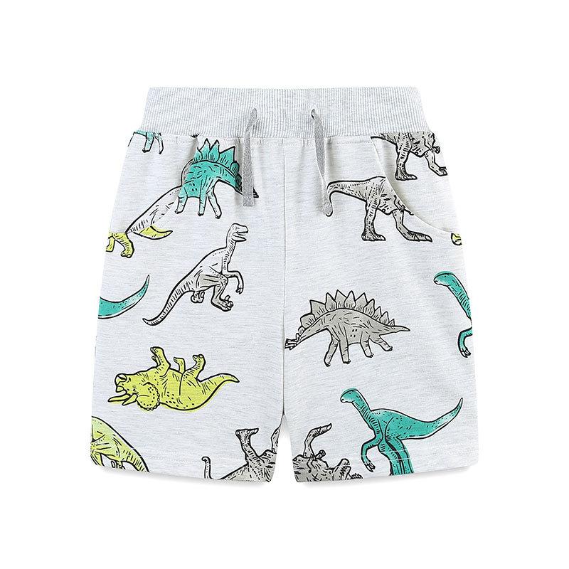 

Boys Shorts Summer Children s Sports Trousers Cartoon Dinosaur Print Casual Trousers 7Y(125cm)