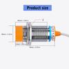 Efficient LJ30A3 Cylindrical Inductive Proximity Sensors Switches Suitable for Lathes Machine Tool Precise Machinery Use