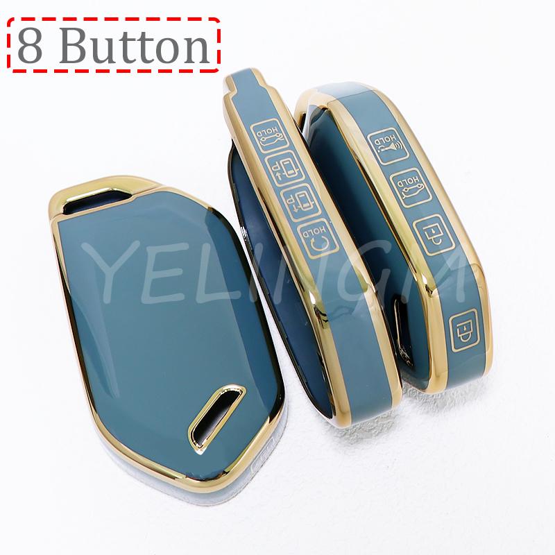 NCUD9 Car Key Case Fob New Key Cover for Kia Picanto Sorento MQ4 Carnival KA4 Morning K5 Carens EV9 Seltos 2024 2025 for Kia
