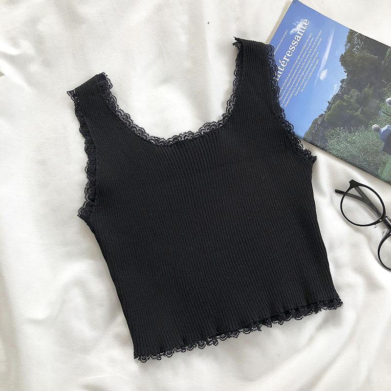 Tank Tops Women Plain Lace Up Crop Tank Top for Women Basic Solid Sexy Crop Tops Square Neck Plain Crop Tops Summer