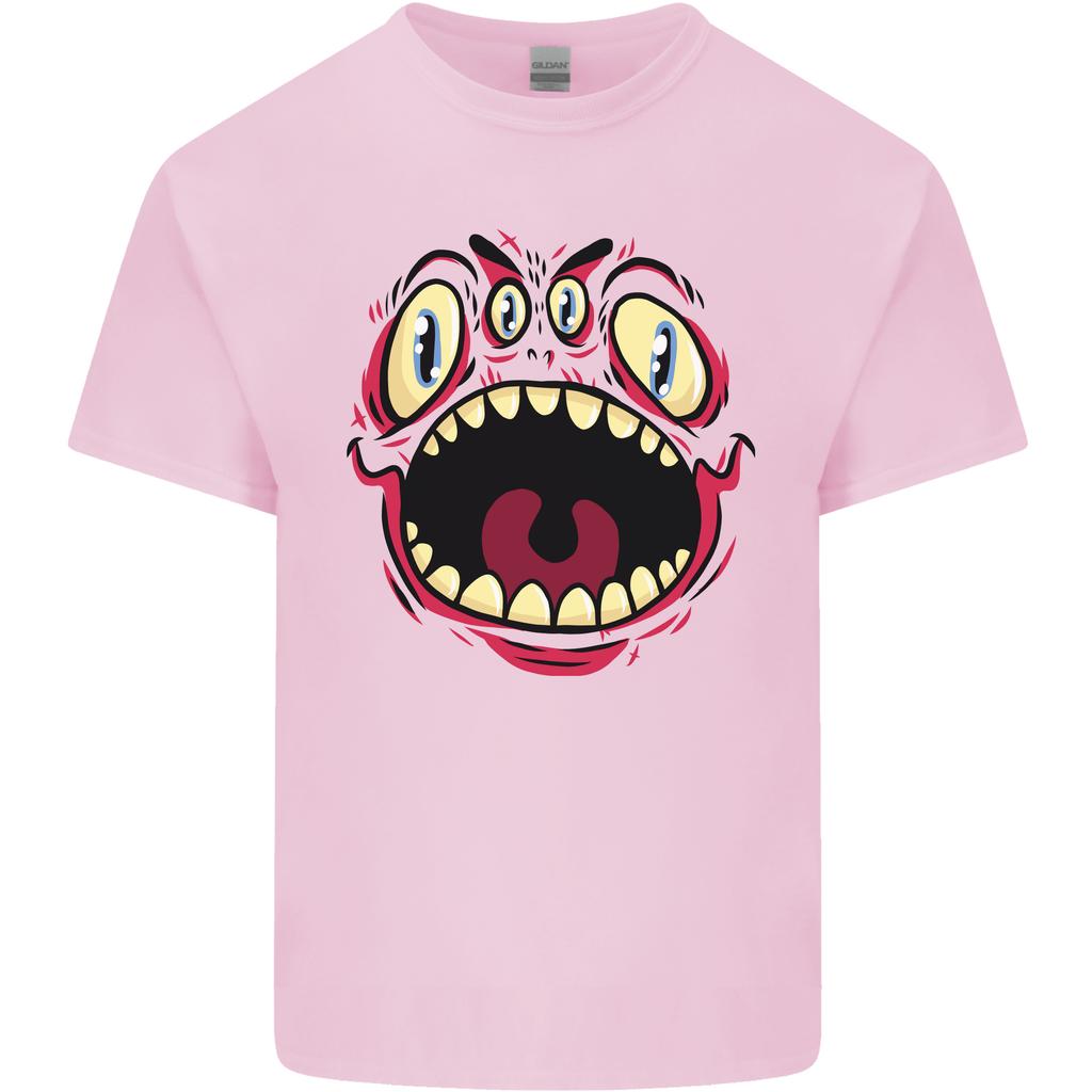 Four Eyed Scary Monster Halloween Unisexs Light Cotton TShirt