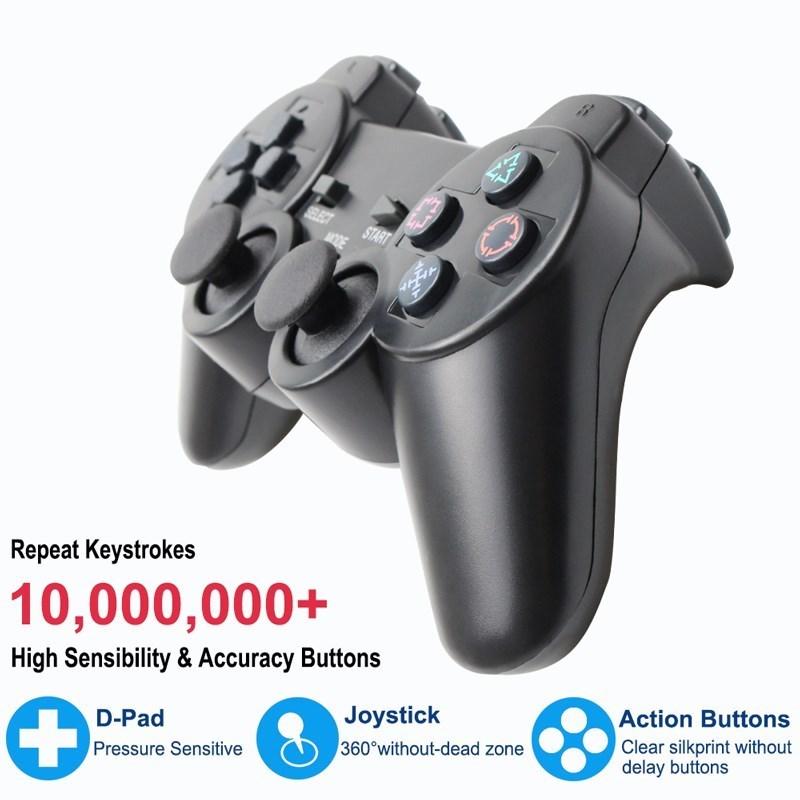 Gamepad fără fir pentru controler Sony PS2 pentru consola Playstation 2 Joystick 2.4G dublă vibrație șoc Joypad USB joc pentru computer