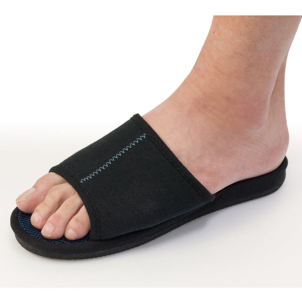 Alphax Fumippa Health Foot Pressure Point Navy Size Men's Slippers, Reflexology, (Hard Type), 25.0-27.0cm