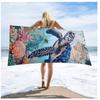 Turtle beach towel Einzigartiges Design Meeresschildkröte Strandtuch Schnelltrocknendes Handtuch Weicher Plüsch Schildkrötenhandtuch Strand Geeignet
