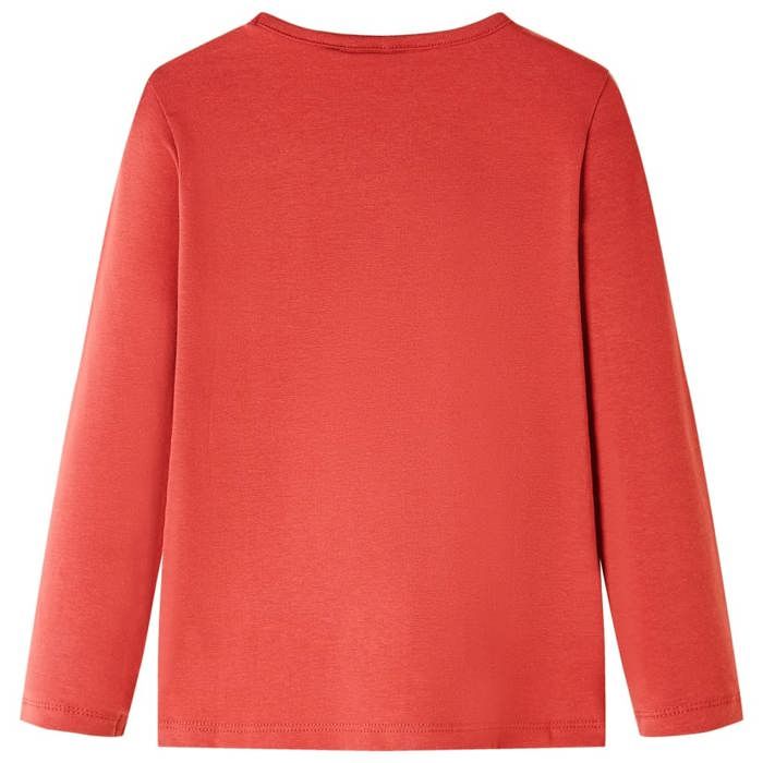 Children's Long-sleeved T-shirt Burnt Red 92/104/116/128/140