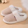 Cotton Shoes for Warmth, Indoor Anti-slip, Soft-soled Fleece Slippers for Women