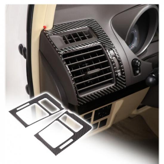 Carbon Air Vent Outlet Cover Trim For Toyota Land Cruiser Prado 2010-2018