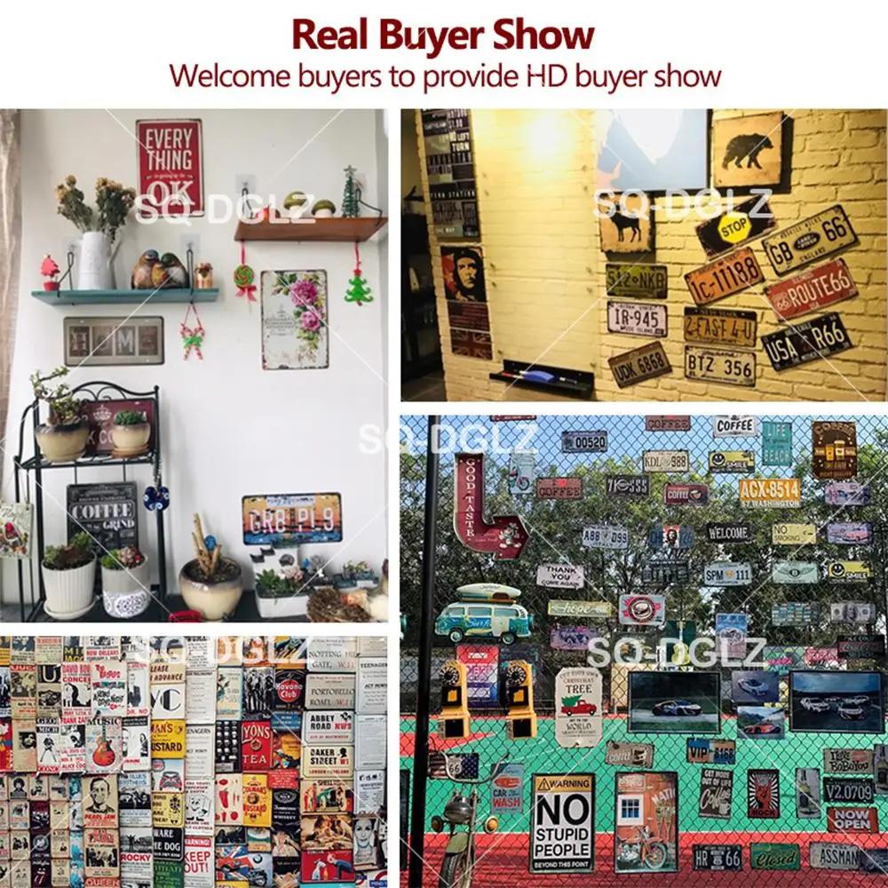 Metzgerei Vintage Metall Zeichen Frische Bauernhof Dekor Zinn Zeichen Pub Teller Fleisch Detail Metall Handwerk Malerei Plaketten Kunst Dekoration