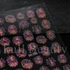 New Nail Art Stickers 5 Laser Gold Bright Fireworks Nail Art Sticker Set